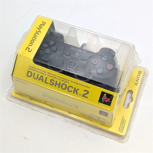 Playstation Dualshock 2 Controller - Komplet I Kasse - PS2 Tilbehør (B Grade) (Genbrug)